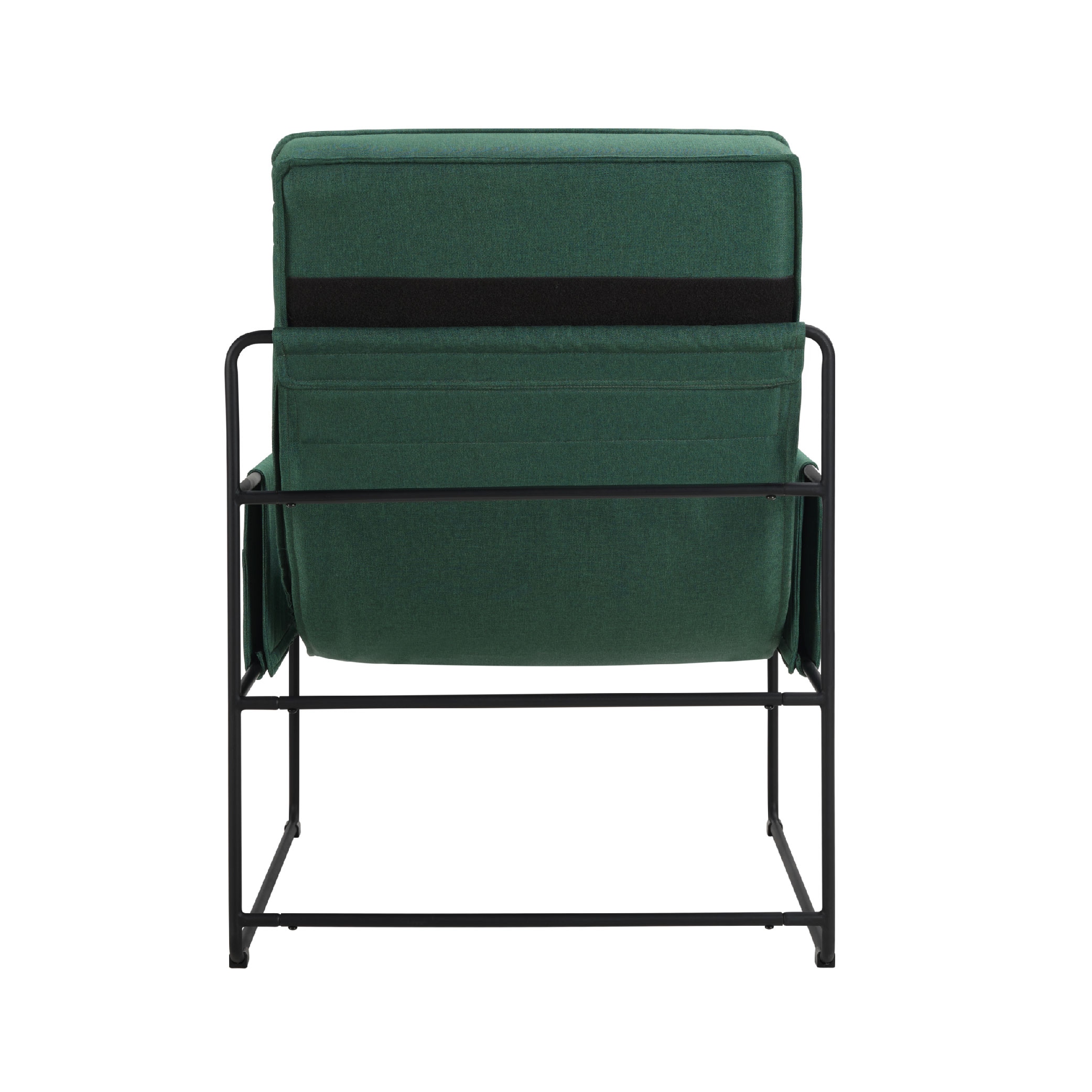 Sling Accent Chair, Comfy Chair With Removable Cushion, Vanity Chair, With Storage Bag For Living Room, Room Chair For Living Room, Bedroom, Office, Green_voghion.com